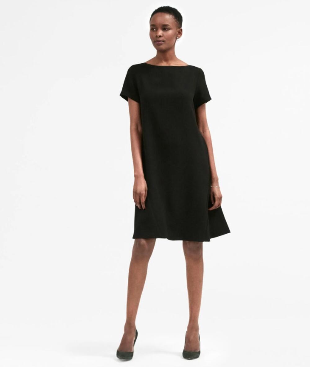 MM. LaFleur Women’s Black The Georgia Mini Dress Swing Gothic Size +1 XL